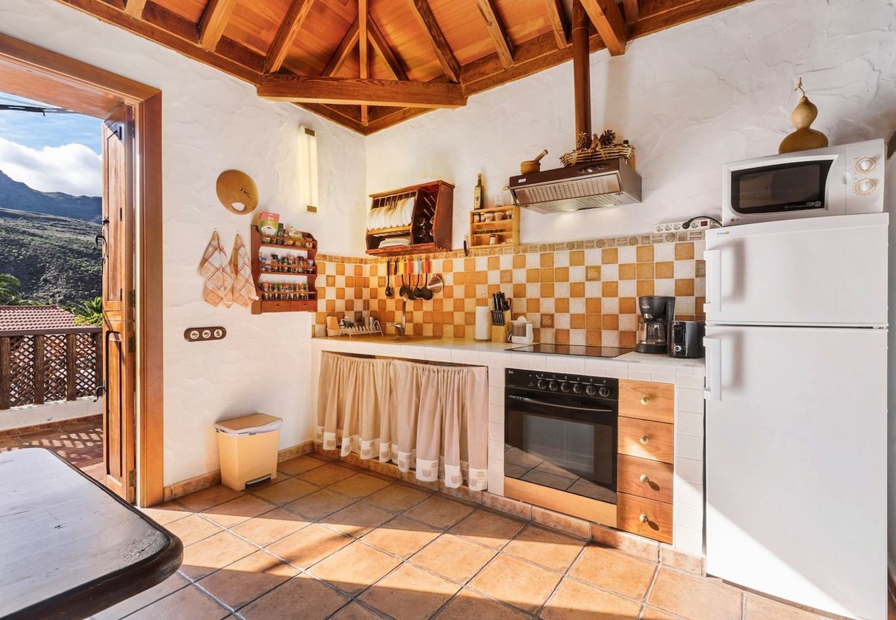 Casa en Santa Lucía de Tirajana - Casa rural en LaSorrueda con terraza y barbacoa ideal para desconectar