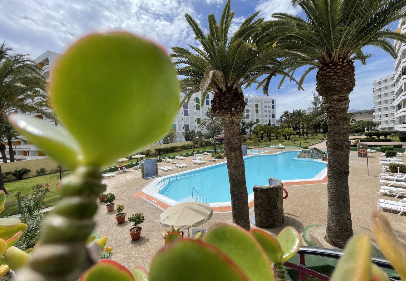 Ferienwohnung in Playa del Ingles - Exklusive 1SZ-Apt mit Terrasse | Pool | Strand