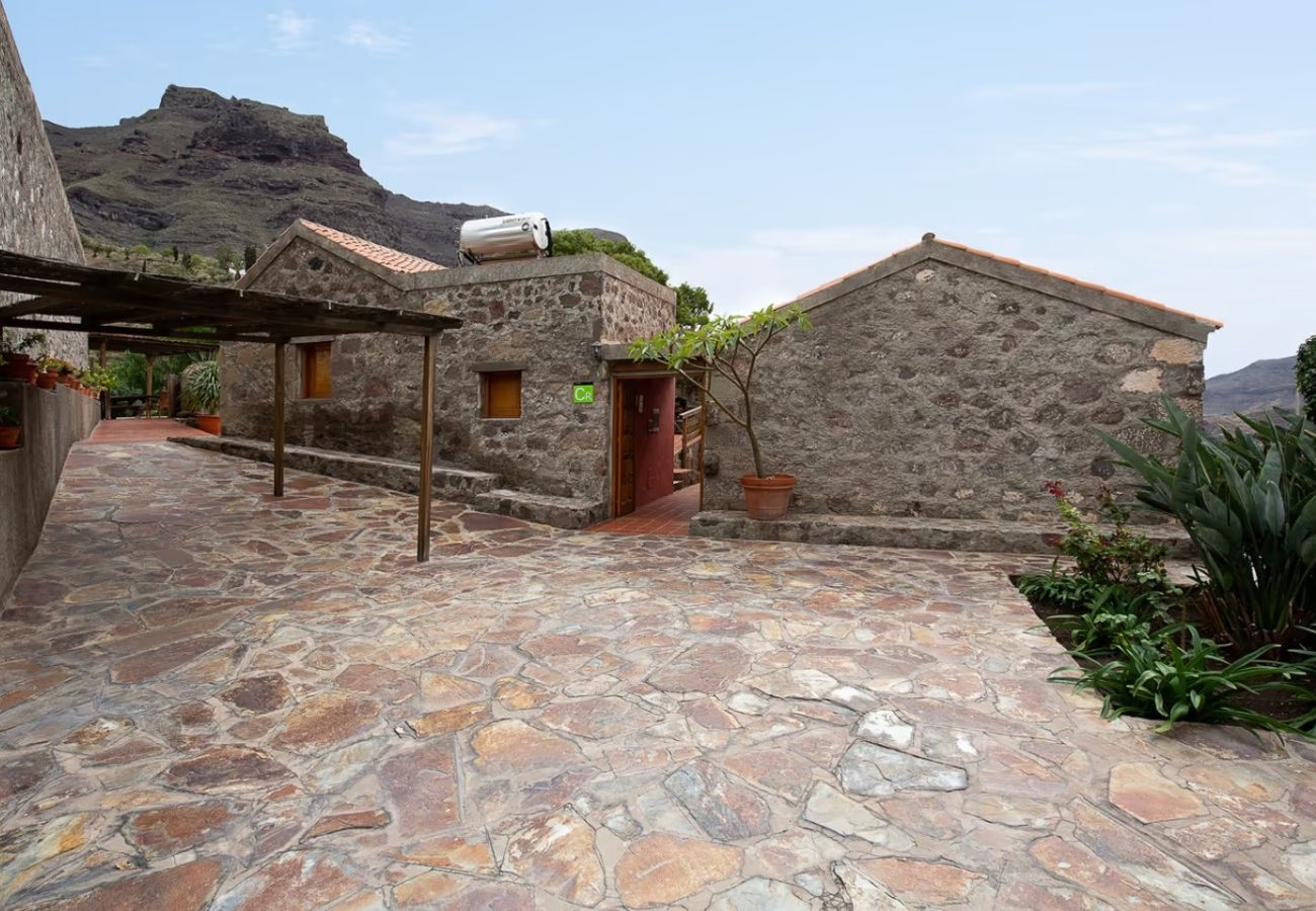 Ferienhaus in San Nicolas de Tolentino - Ländliches Haus mit privatem Pool in Tasarte